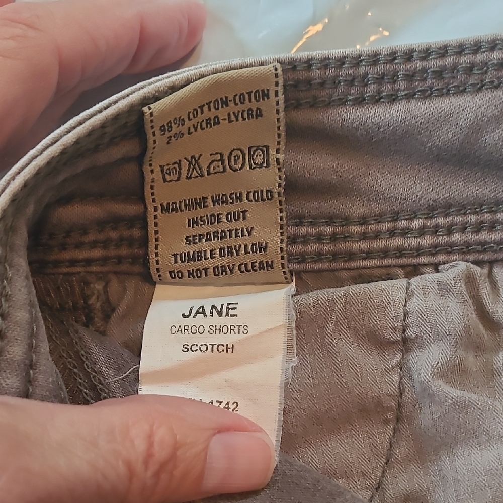 DL 1961 Jane Cargo Shorts Brown Size 25 - Picture 6 of 8
